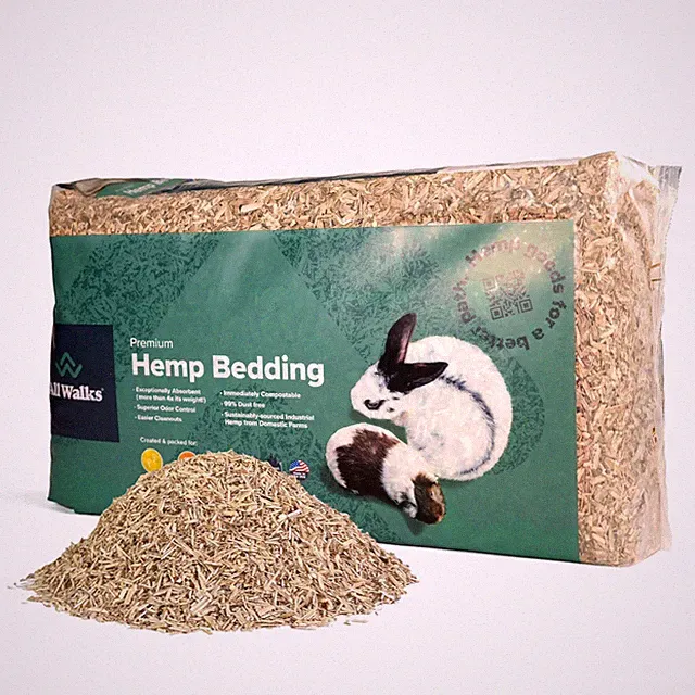 18.5 Liter Premium Natural Hemp Bedding, Odor Control, Low Dust, Highly Absor...