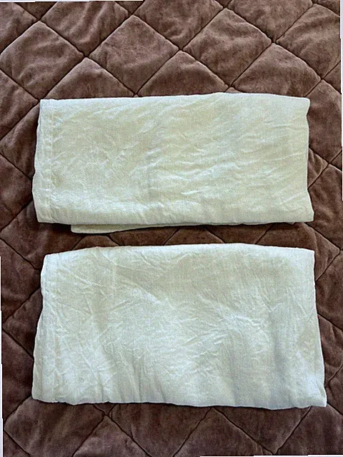 2 West Elm Euro Shams Hemp Cotton Bedding Decor Pillow Covers 26" x 26"