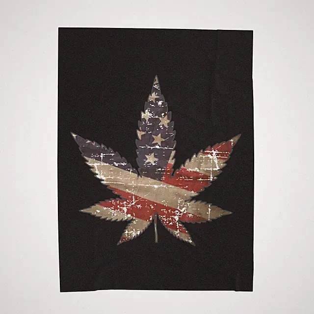 American Flag Marijuana Leaf Blanket Throw Bedding Cannabis Weed Pot Herbal 420