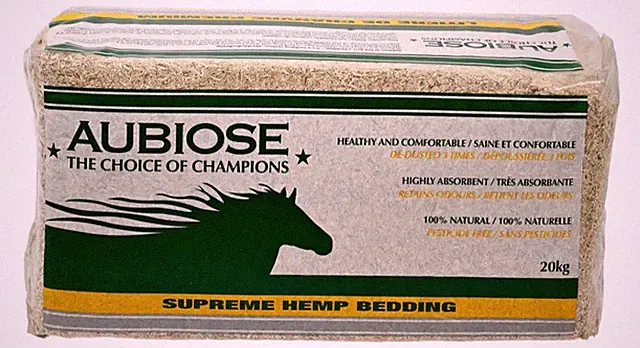 Aubiose Hemp Bedding for your chick brooders -- 44 lb bale