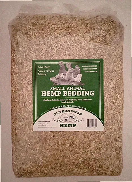 BUY 3 GET ONE FREE ***6.6 lb. bag Hemp bedding for chickens and more.