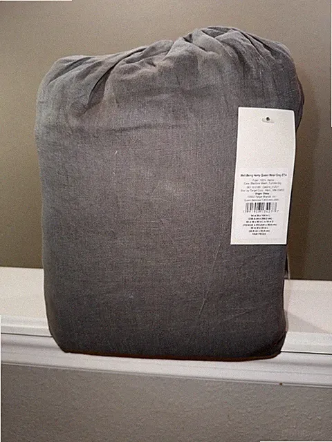 Casaluna Queen Size Well-being Hemp Sheet Set (QUEEN) (METAL GRAY)