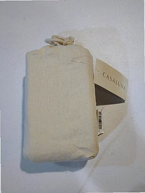 Casaluna Well Being Hemp King PC Snowfall White Pillowcases Set Of 2