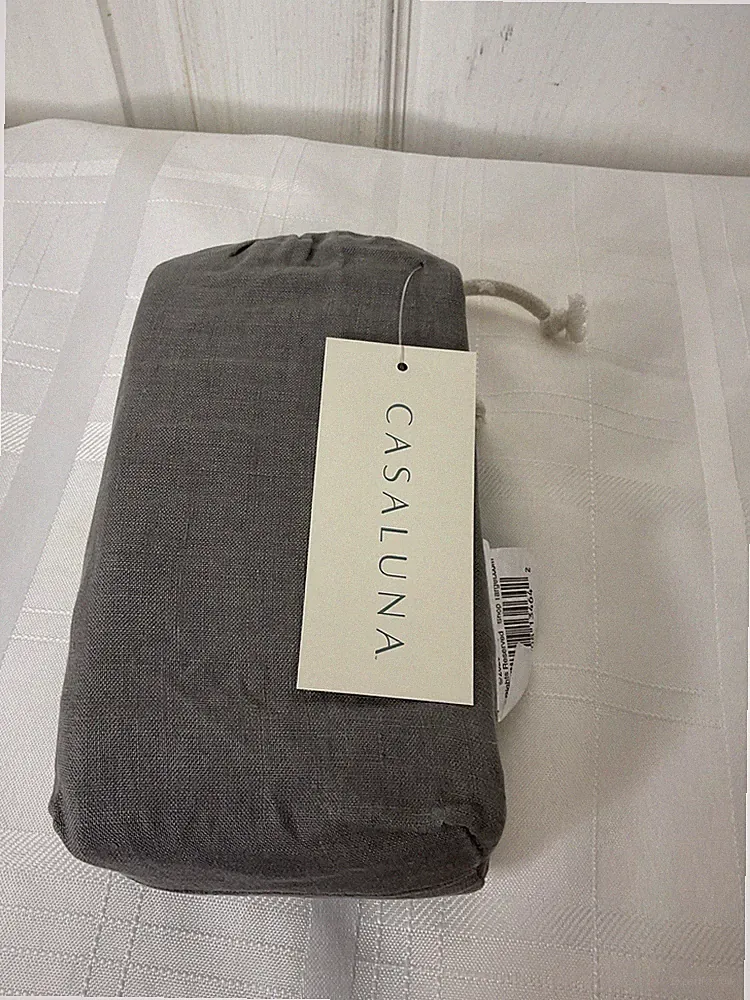 Casaluna Well Being Hemp Pillowcases Set Of 2 Metal Gray Standard/ Queen