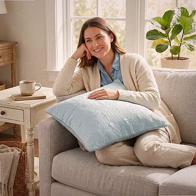 Harbor House Coastline Aqua Euro Sham