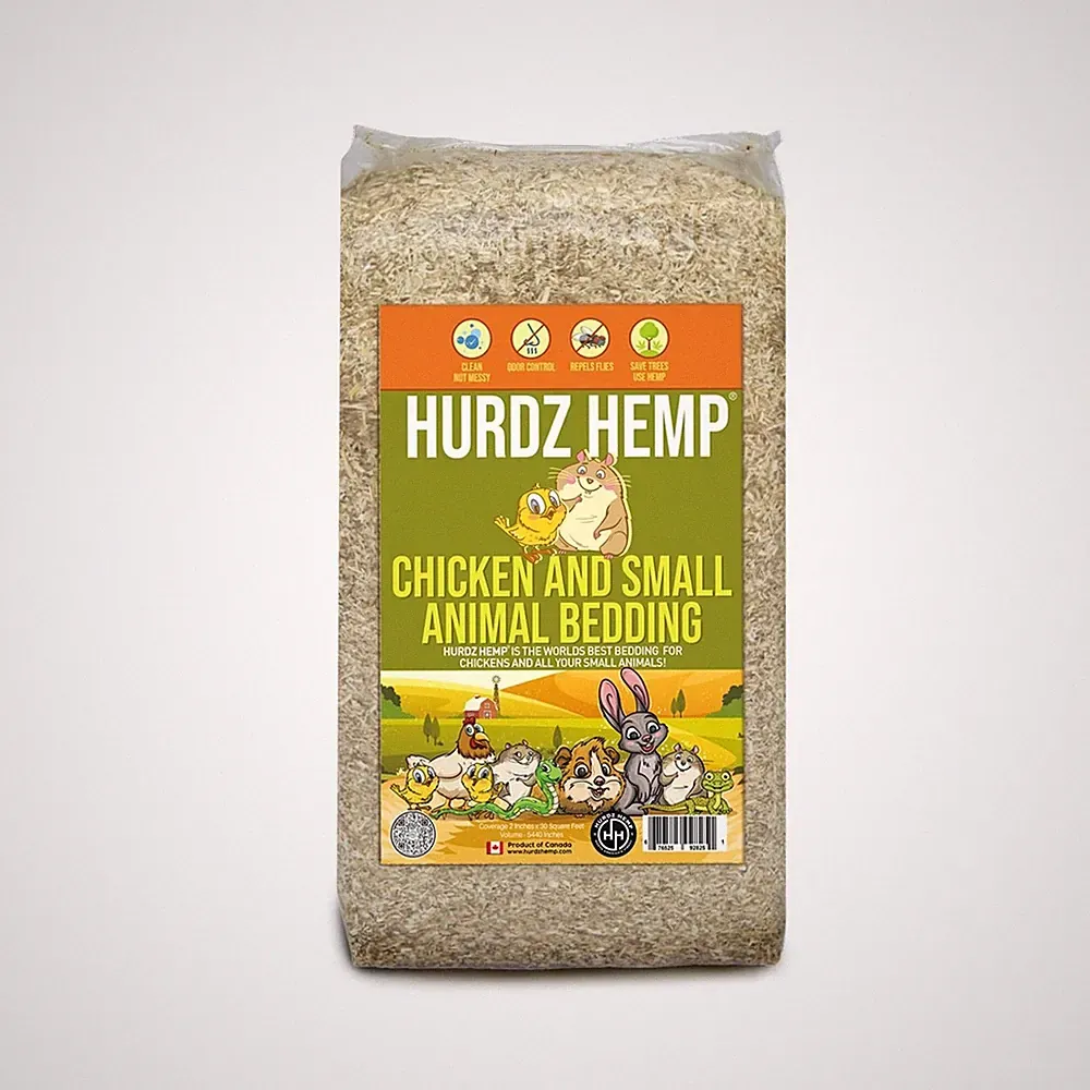Hemp Bedding for Chickens - Made from 100% Natural Hemp - Superior Absorption...