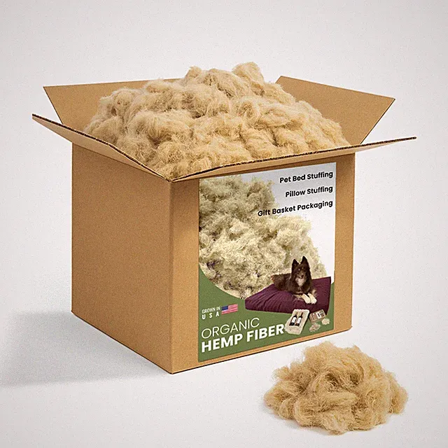 Hemp Stuff Hemp Fiber Fill - Midwest Grown and processed Organic. Made in USA