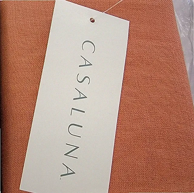 King Casaluna 100% Washed Hemp Solid Pillowcase 2 pc Set Bronze Brown