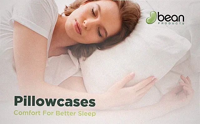 Natural Pillow Cover - Enclosed Sleeve Style Hypoallergenic Bed Pillow Case