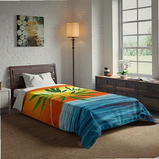 Un'alba Con La Cannabis Comforter