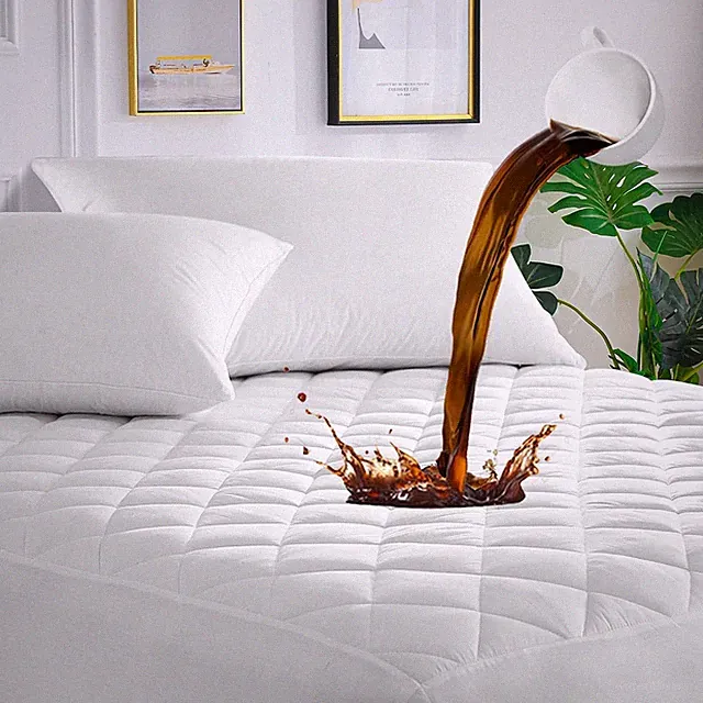 UNILIBRA 100% Waterproof Quilted Mattress Pad King Size, 6''-25'' Deep Pocket Fi