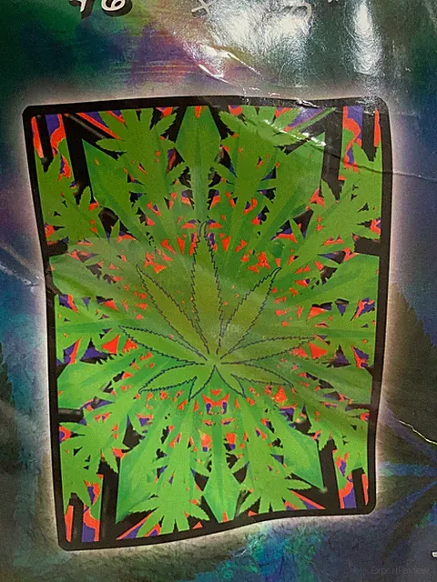 Weed Pot Cannabis Leaf Fleece Throw Blanket 46" x 60" NEW